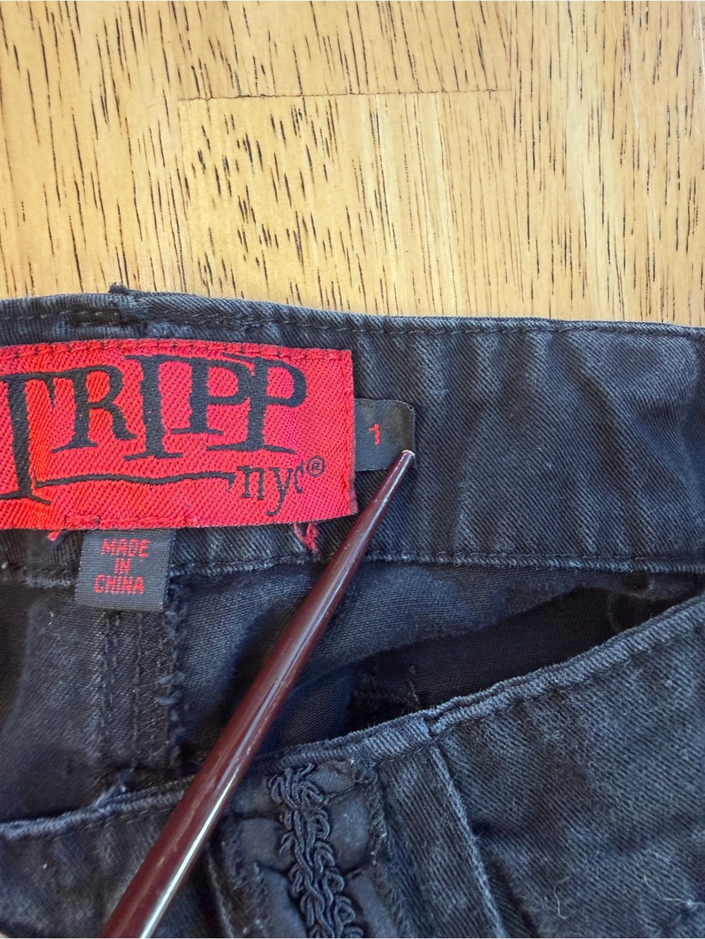Tripp NYC Black Lace-Up Pants - Picture 4 of 15